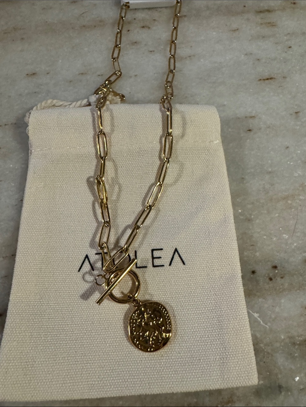 Atolea Gold Goddess Necklace
